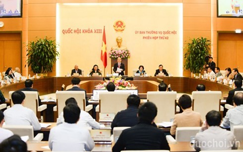 Draft laws debated at NA Standing Committee’s 42nd meeting  - ảnh 1